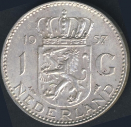 Sch.1105 Zilver 1 Gulden 1957