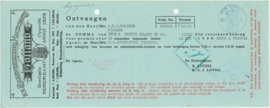 Nederland, Dordrecht, Verzekeringspolis, Polis en nota, 1929