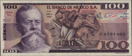 Mexico P74 100 Pesos 1982