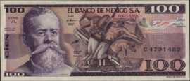 Mexico  P74 100 Pesos 1982