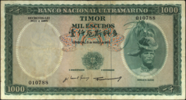 Timor  P30/B132 1.000 Escudos 1968