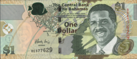 Bahamas P77A 1 Dollar 2015