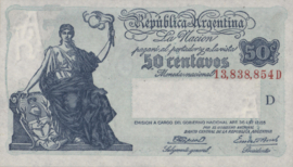 Argentinië P250.c 50 Centavos 1943 (No date)