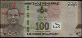 Swaziland  P42 100 Emalangeni 2017