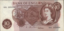 Engeland P373 10 Shillings 1963