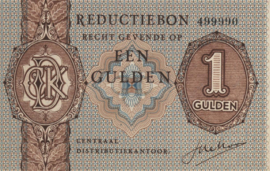 CDK Reductiebon PL1115.1.a 1 Gulden ± 1940-1945