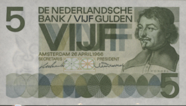 Nederland  PL22.a 5 Gulden 1966