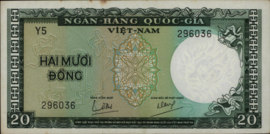 Viet Nam - South  P16 20 Dong 1965