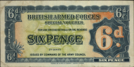 Great Britain / UK PM17 6 Pence 1948 (No date)