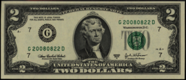 United States of America (USA) P515.a 2 Dollars 2003