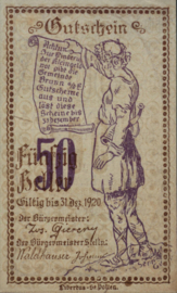 Oostenrijk - Noodgeld - Brunn an der Erlauf KK.: 110 50 Heller 1920