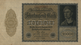 Duitsland Ros.069f: K 10.000 Mark 1922 DEU78c: K