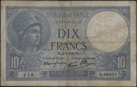 France  P84 10 Francs 1939