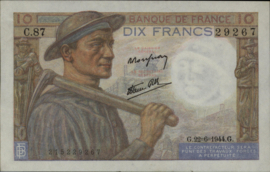 Frankrijk  P99 10 Francs 1944