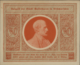 Duitsland - Noodgeld - Wesselburen in Dithmarschen Grab/Mehl.:1411 50 Pfennig 1921 (No date)