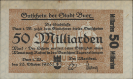 Duitsland - Noodgeld - Buer Kel.:659 50.000.000.000 Mark 1923