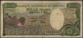 Rwanda  P14.a 1.000 Francs 1978