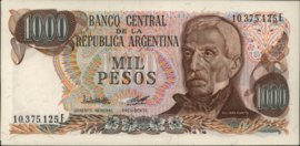 Argentinië P304/B357 1.000 Pesos 1979