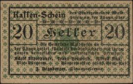 Oostenrijk - Noodgeld - Waidhofen an der Thaya KK: 1125 20 Heller 1920