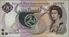 Isle of Man  P44 10 Pounds 2020 (No date)