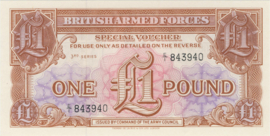 Engeland PM29 1 Pound 1956