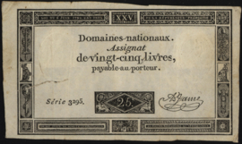 France  PA71/LAF.168 25 Livres 1793