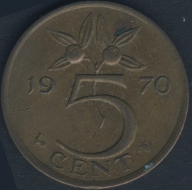 5 Cent 1970a (Year close to '5')