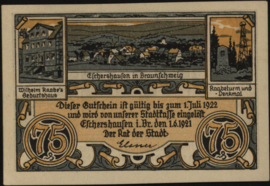 Duitsland - Noodgeld - Eschershausen Grab.: 351 75 Pfennig 1921