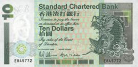 Hong Kong P284.a 10 Dollar 1993
