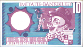 School-, test- and other money PLNL 10 Gulden ±1968