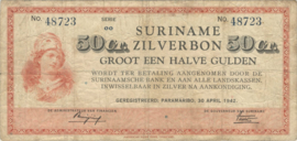 Suriname PLS12.1 50 Cent 1942