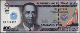 Philippines P220 100 Piso 2013