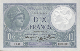 Frankrijk  P84 10 Francs 1940