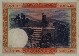 Spanje  P69.c 100 Pesetas 1925