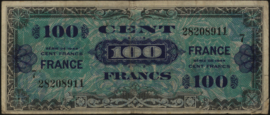 France P123 100 Francs 1944
