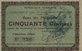 France - Emergency - Wallers-Trélon JPV-59.2675 50 Centimes 1915