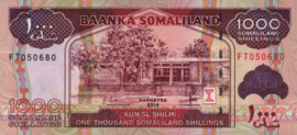 Somaliland  P20 1,000 Shillings 2011-2015