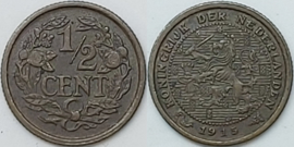 Nederland Sch.1010 1/2 Cent 1915