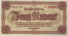 Duitsland P187.2: AR 20 Reichsmark 1945