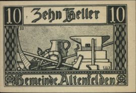 Austria - Emergency issues - Altenfelden  KK.:27 10 Heller 1920