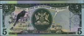 Trinidad en Tobago  P47 5 Dollars 2006 (No date)