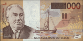 Belgium P150 1.000 Francs 1997-'99 (No date)