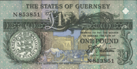 Guernsey  P52.b 1 Pound 1991 (No date)