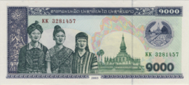 Laos  P32A 1.000 Kip 1998-2003