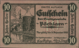 Oostenrijk - Noodgeld - Pöchlarn KK.:755 10 Heller 1920