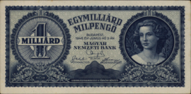 Hongarije P131 Egymilliard MilPengo (1.000.000.000.000) 1946