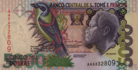 Sao Tome and Principe  P65.c 5,000 Dobras 1996-2013