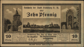Duitsland - Noodgeld - Friedeberg  Grab: F30 10 Pfennig 1920
