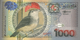 Suriname  PLS22.6.a 1.000 Gulden 2000