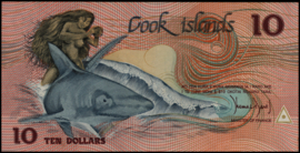 Cook Islands   P4.a 10 Dollars 1987